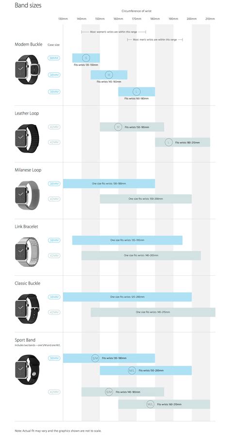 apple watch armband länge messen|apple watch size chart.